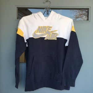 Nike Air color block hooded sweatshirt hoodie